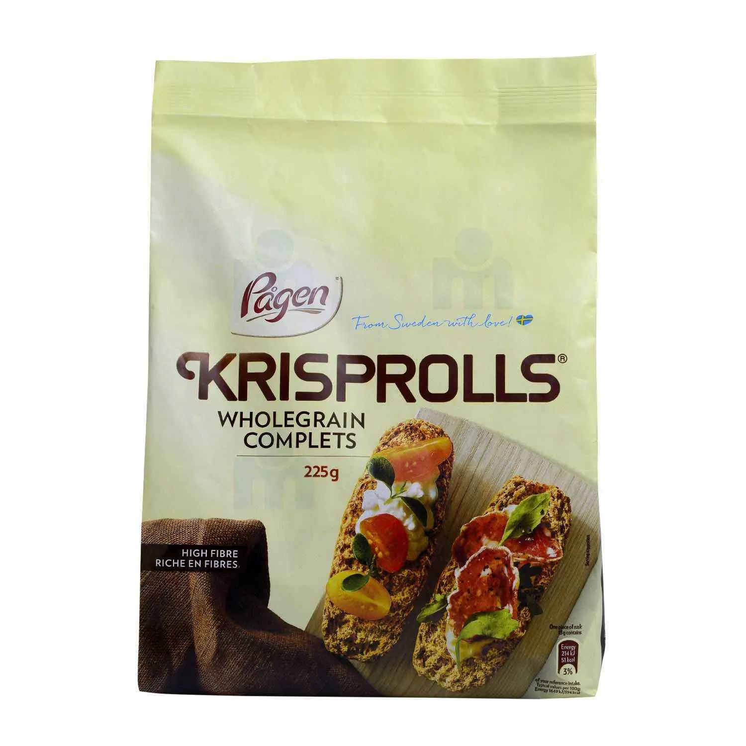 Pains suedois complet Krisprolls 225g - PAGEN