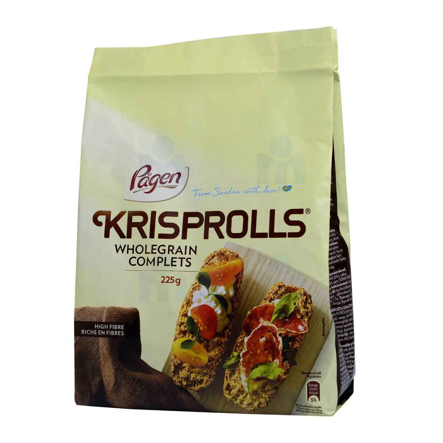 Pains suedois complet Krisprolls 225g - PAGEN - vue 2