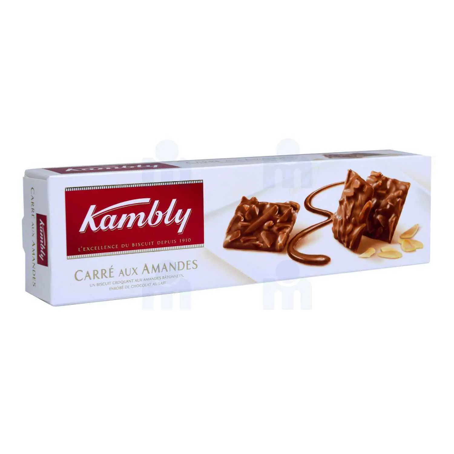 Carré aux amandes 80g - KAMBLY - vue 2