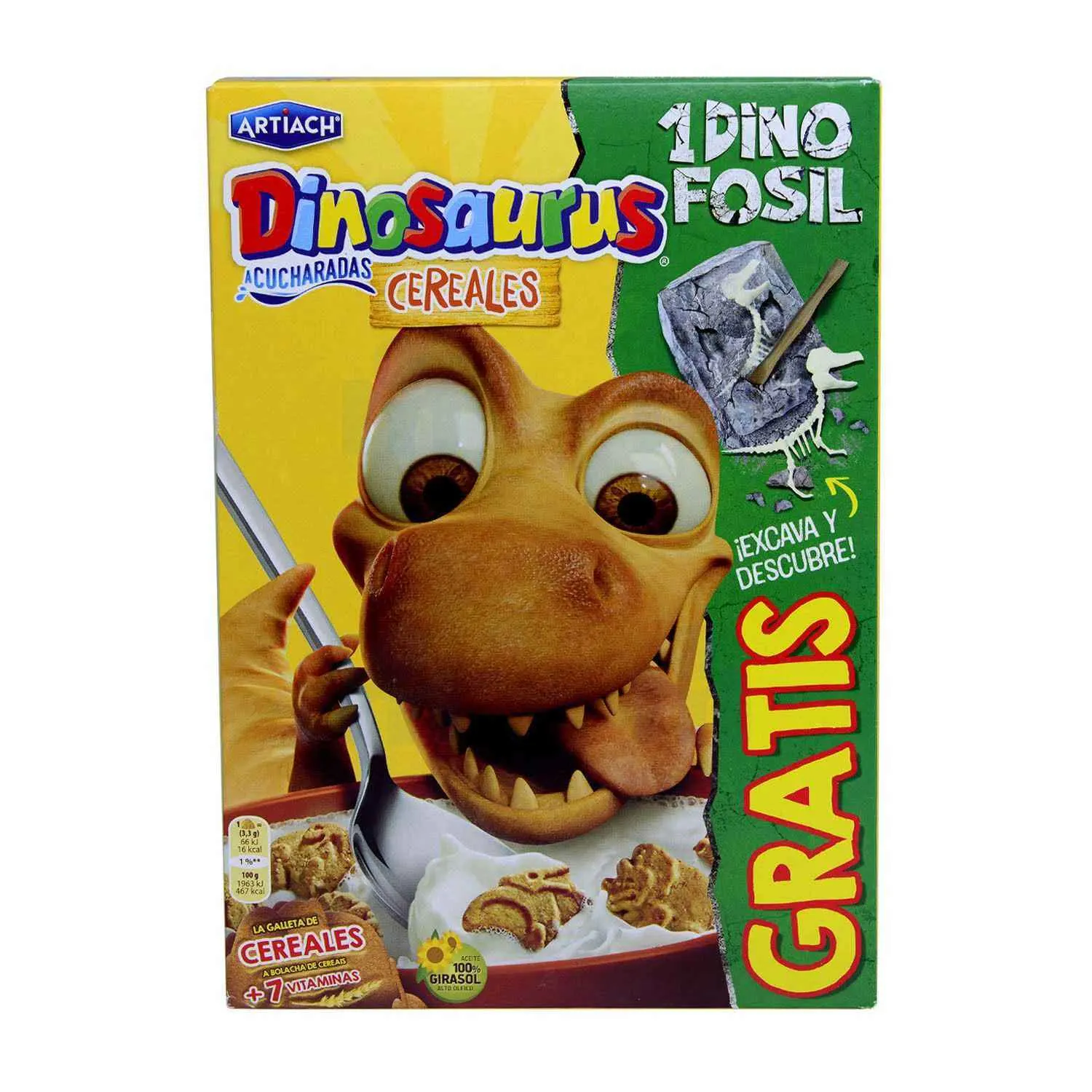 Biscuits cuillères à céréales Dinosaurus 350g - ARTIACH