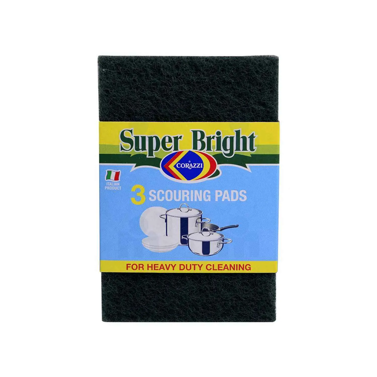 Abrasifs verts super brillants x3 pièces - CORAZZI