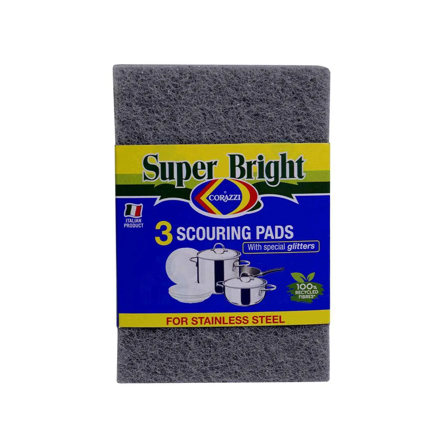 Abrasifs argents super brillants x3 pièces - CORAZZI