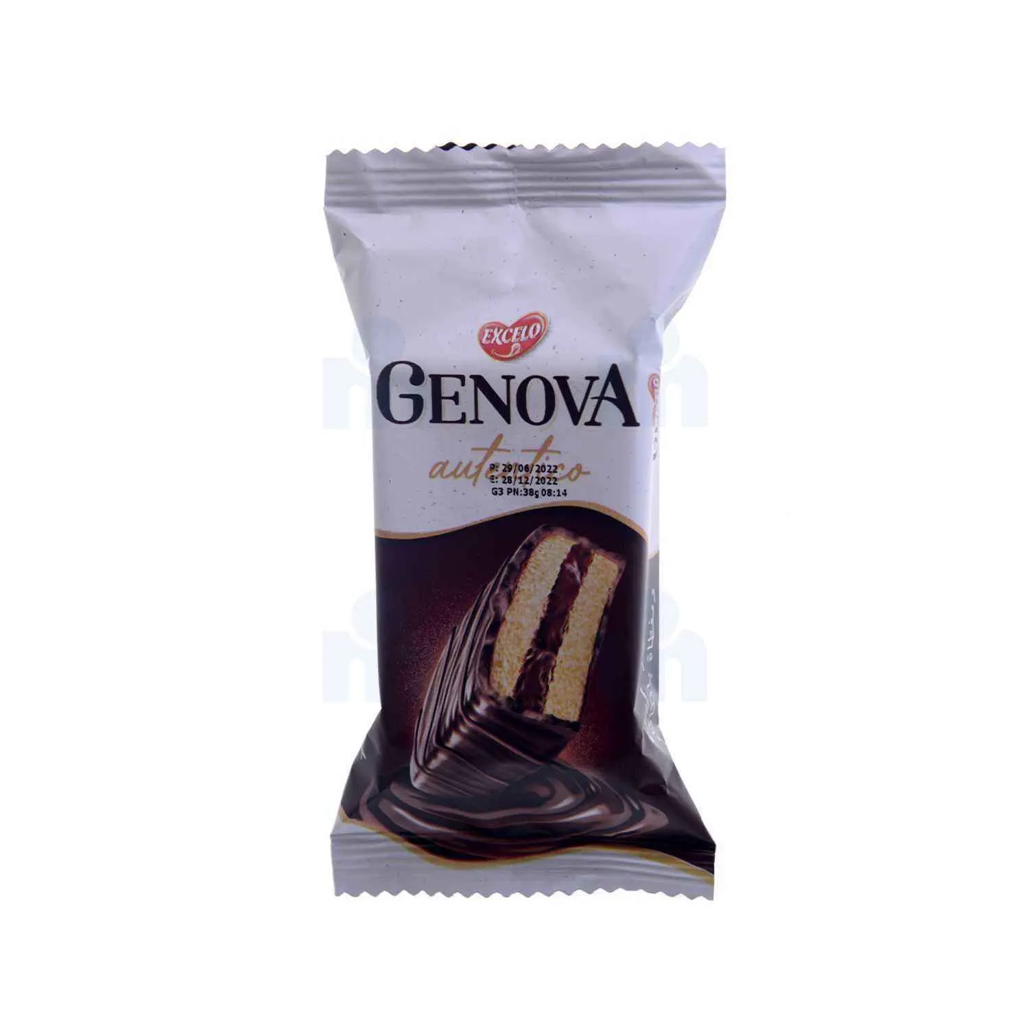 Génoises au cacao Genova Autentico 38g - EXCELO