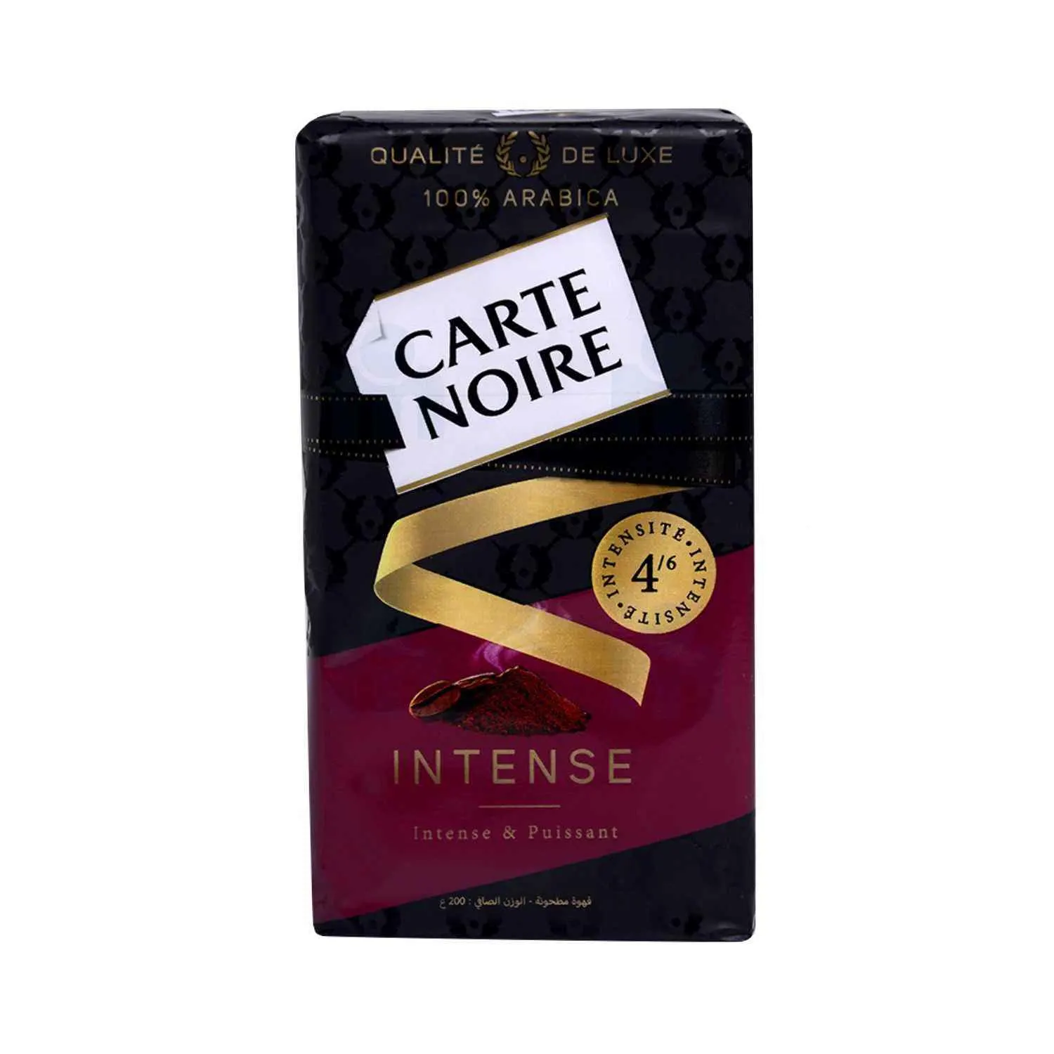 Café moulu Intense rouge 200g - CARTE NOIRE