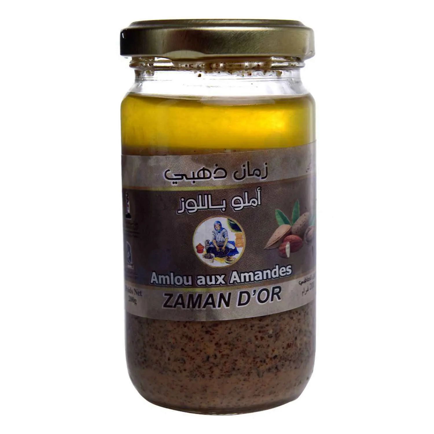 Amlou amande et huile d'argan 200g - ZAMAN D'OR