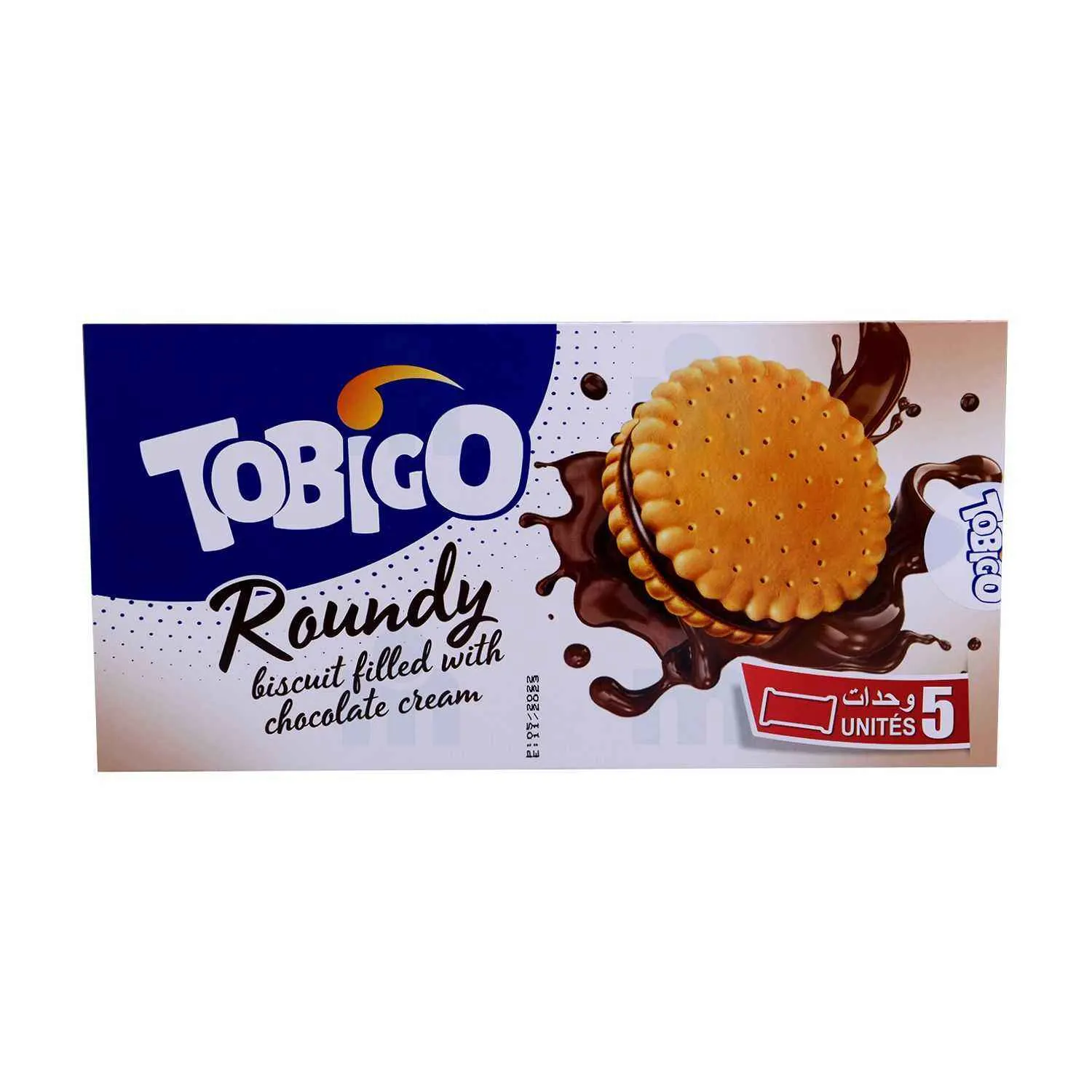 Biscuits fourrés crème chocolat Roundy x 5 unités 300g - TOBIGO