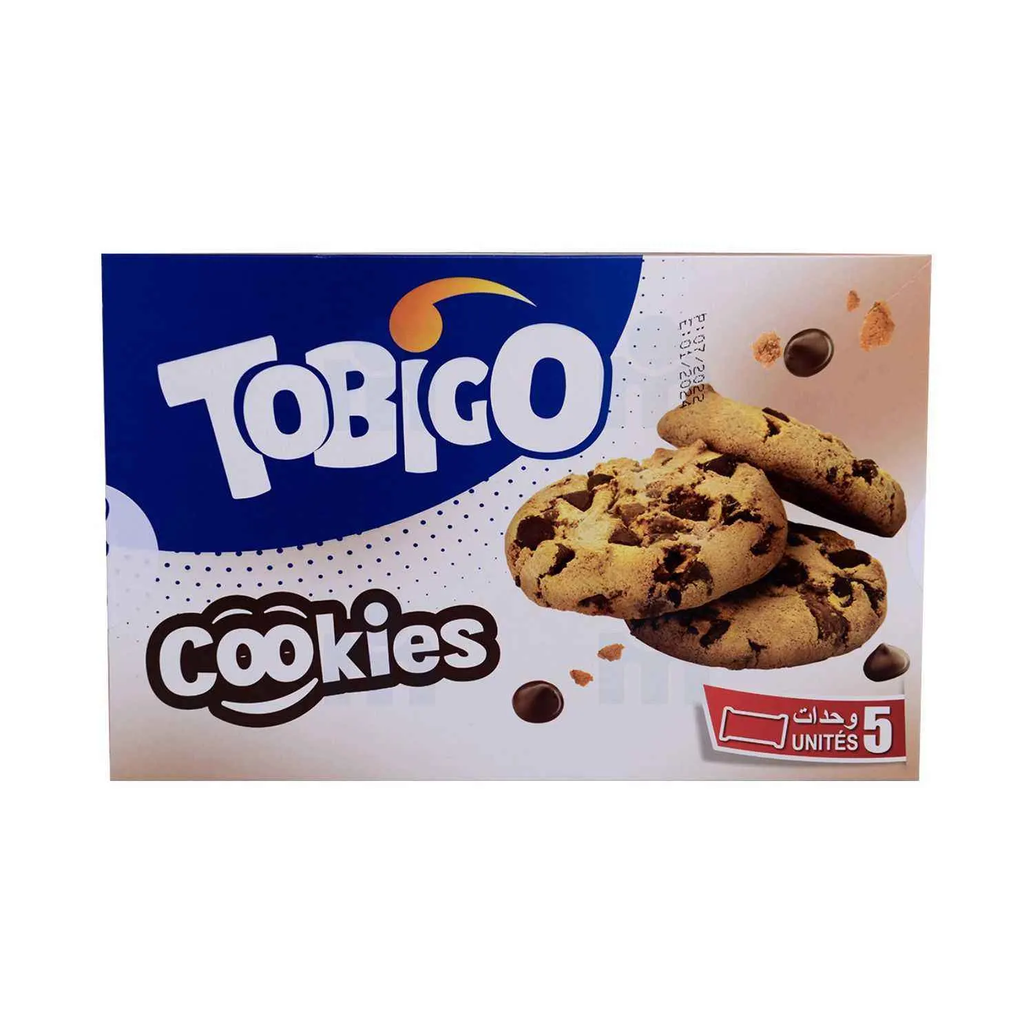 Cookies avec pépites de chocolat x5 unités 230g - TOBIGO