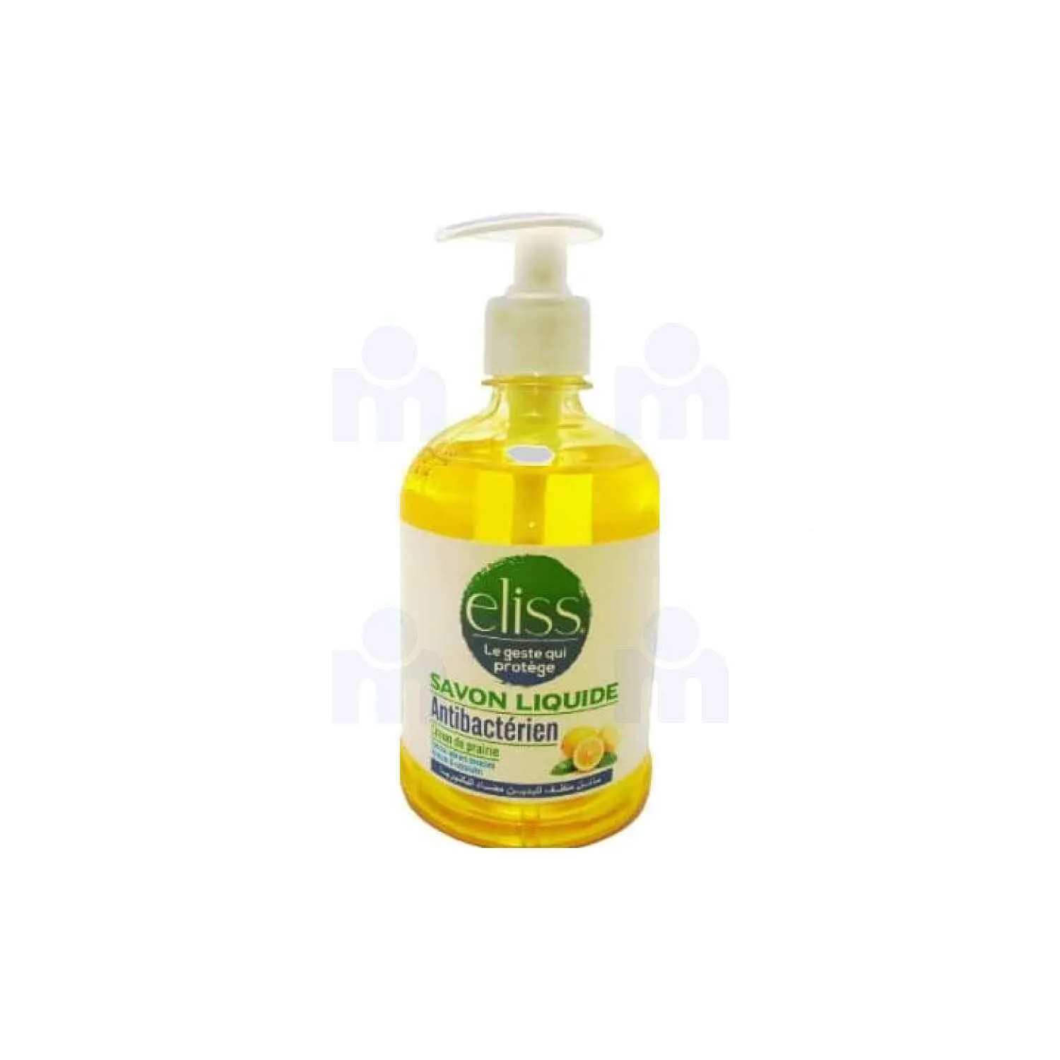Savon liquide antibactérien citron de prairie 500ml - ELISS