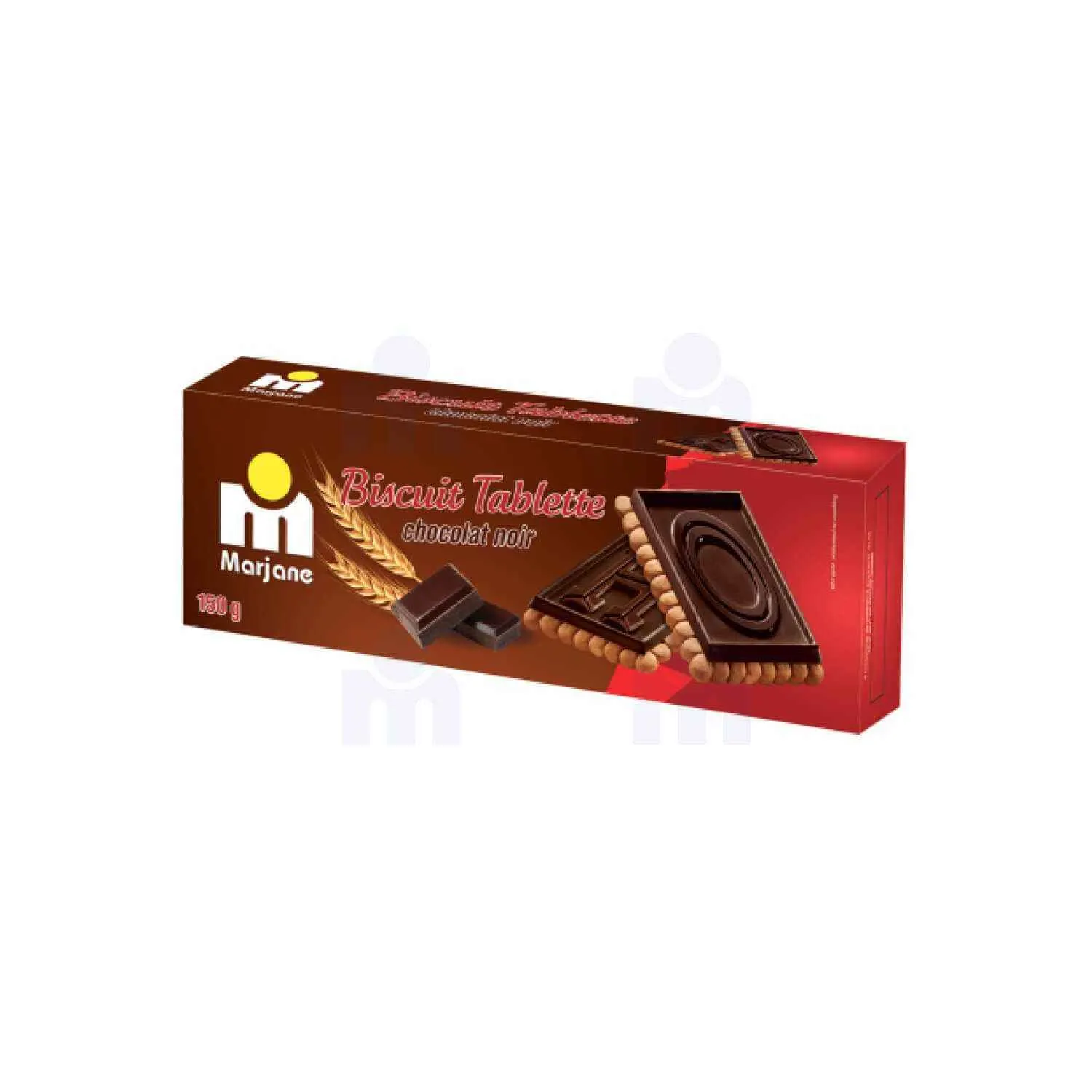 Biscuits avec tablette de chocolat noir 150g - MARJANE