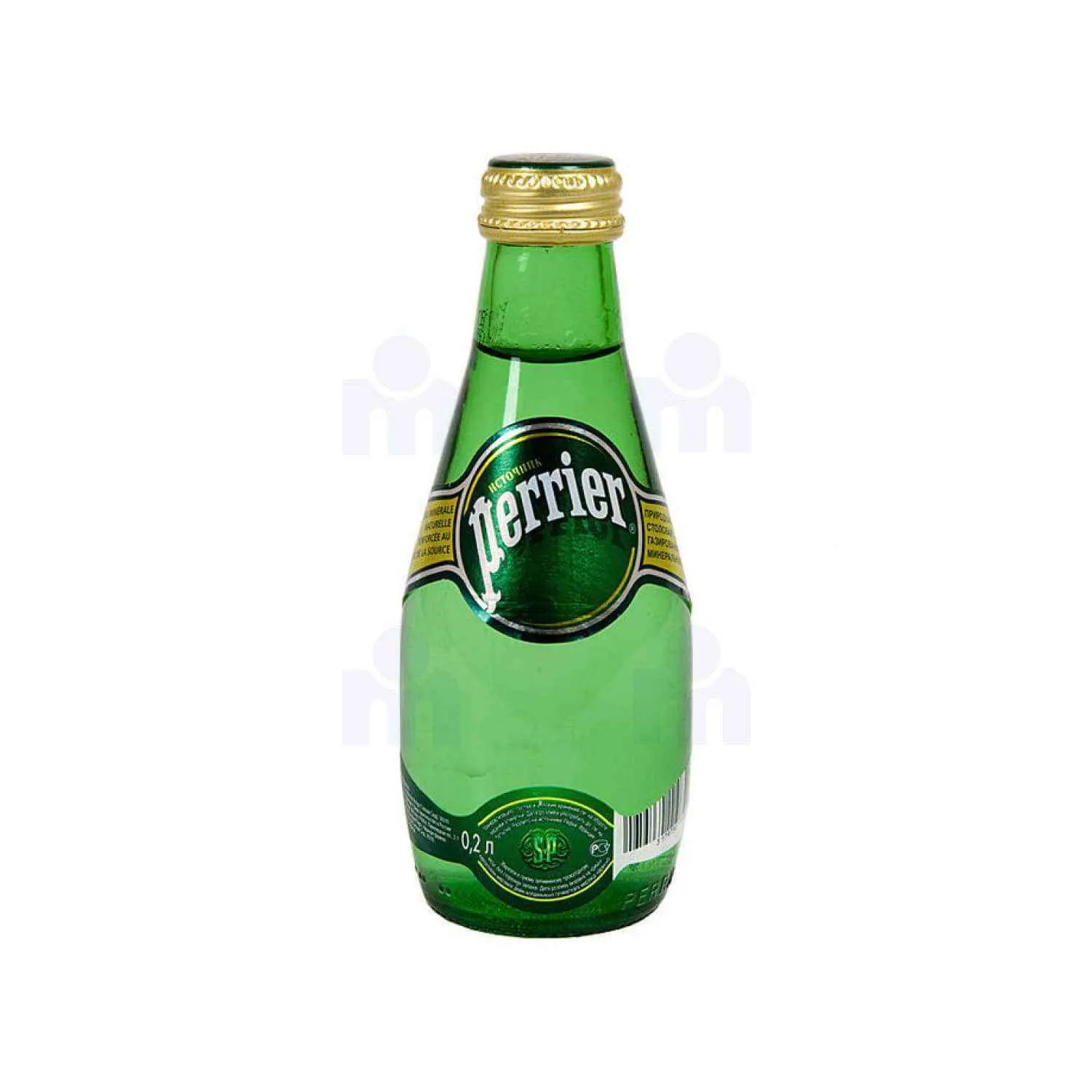 Perrier Eau minérale gazeuse en verre 20cl