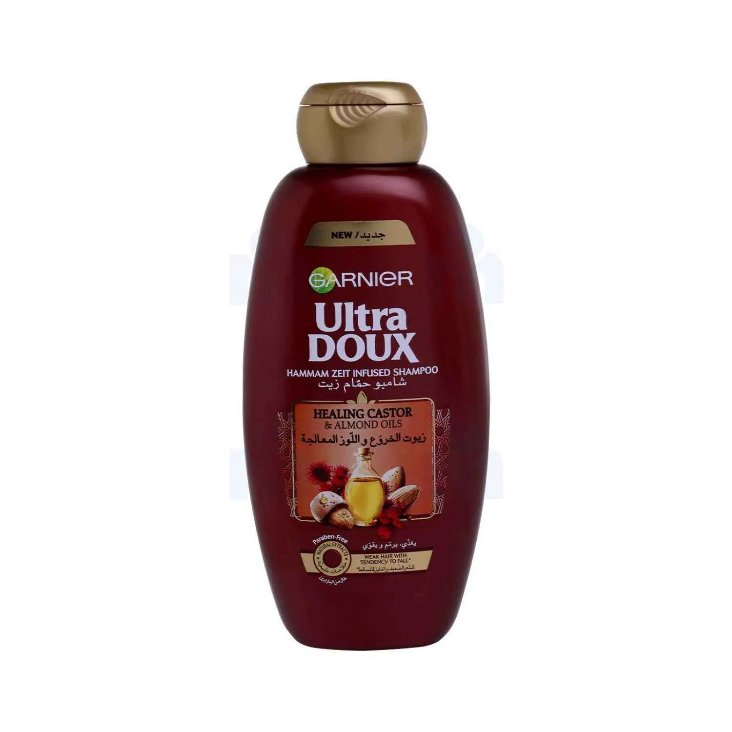 Shampoing hammam zeit aux huiles de ricin et amande 600ml - ULTRA DOUX