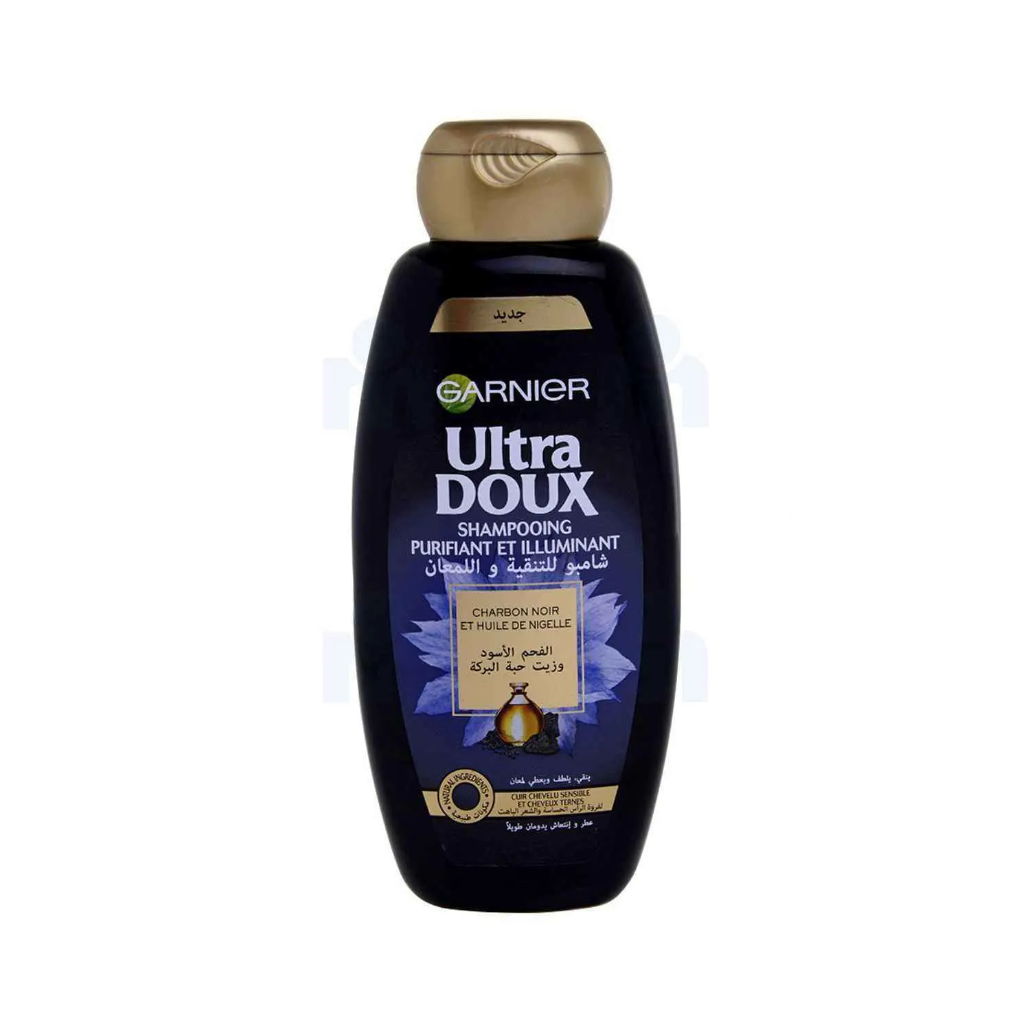 Shampoing charbon noir et huile de nigelle 400ml - ULTRA DOUX 