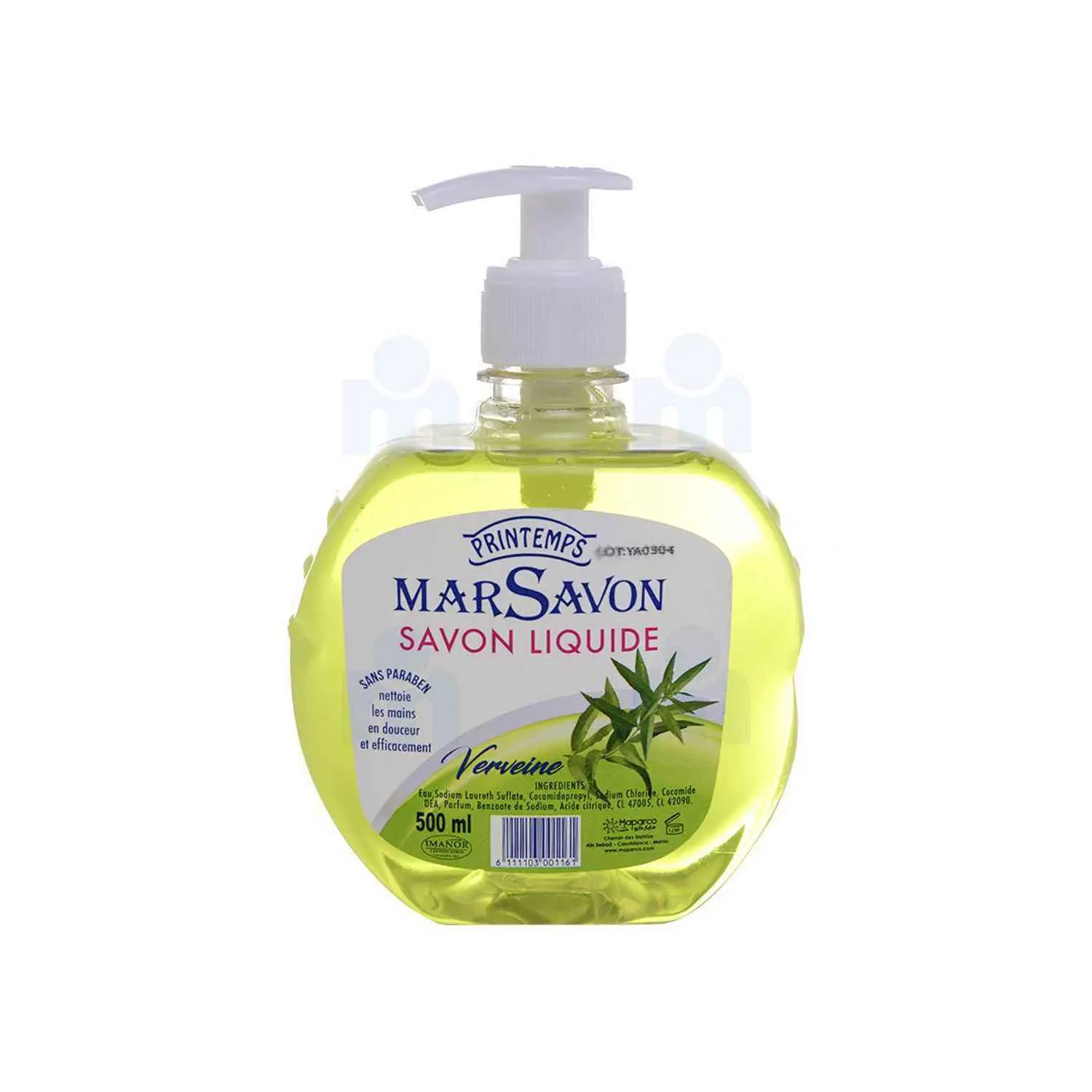 Savon liquide verveine Marsavon 500ml - PRINTEMPS