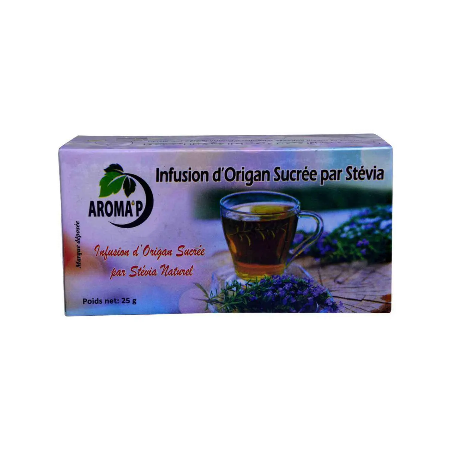 Infusion d'origan sucrée par stévia 25g - AROMA P 