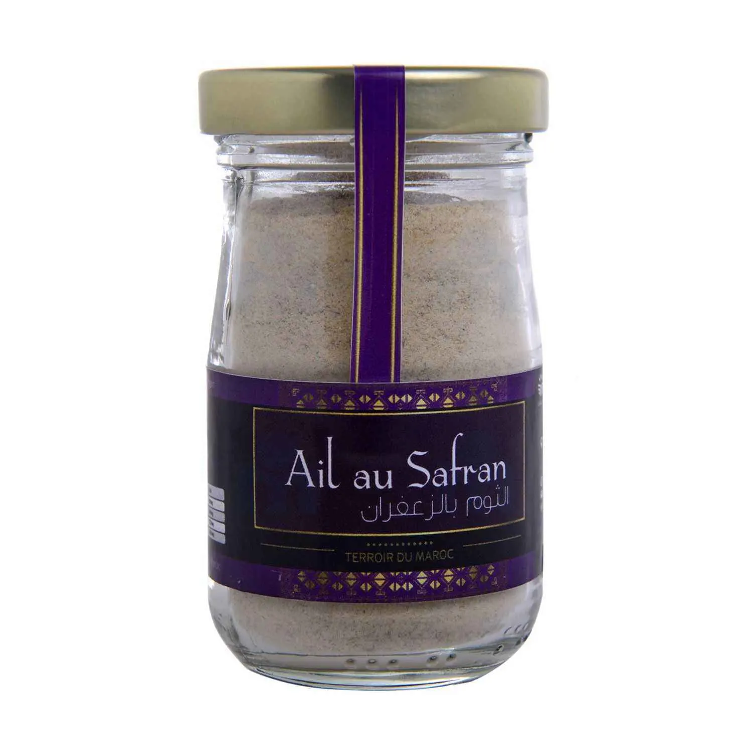 Ail en poudre au safran pot en verre 65g - DAR TOUMA