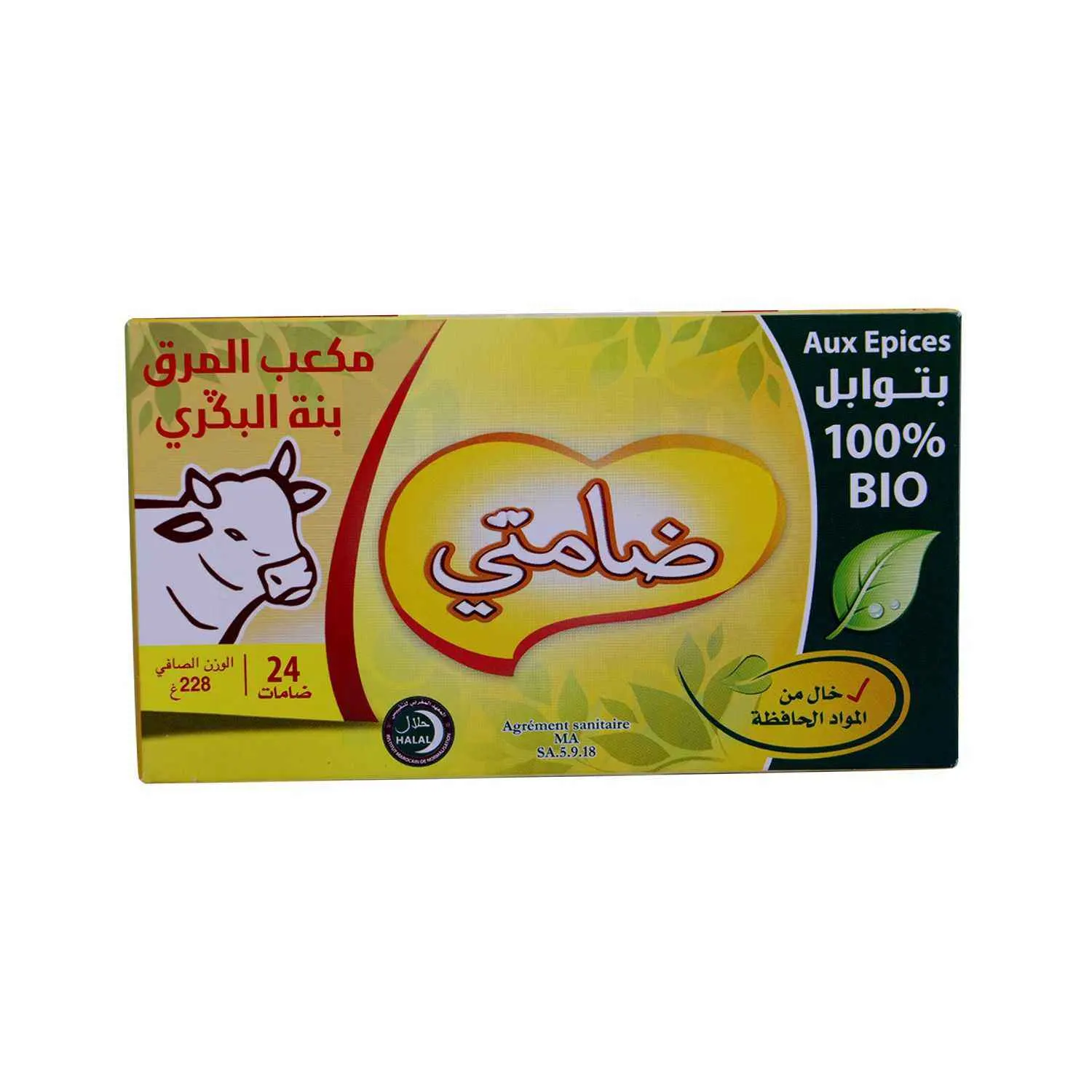 Bouillon arôme bœuf Damti x24 cubes 228g - IDÉAL