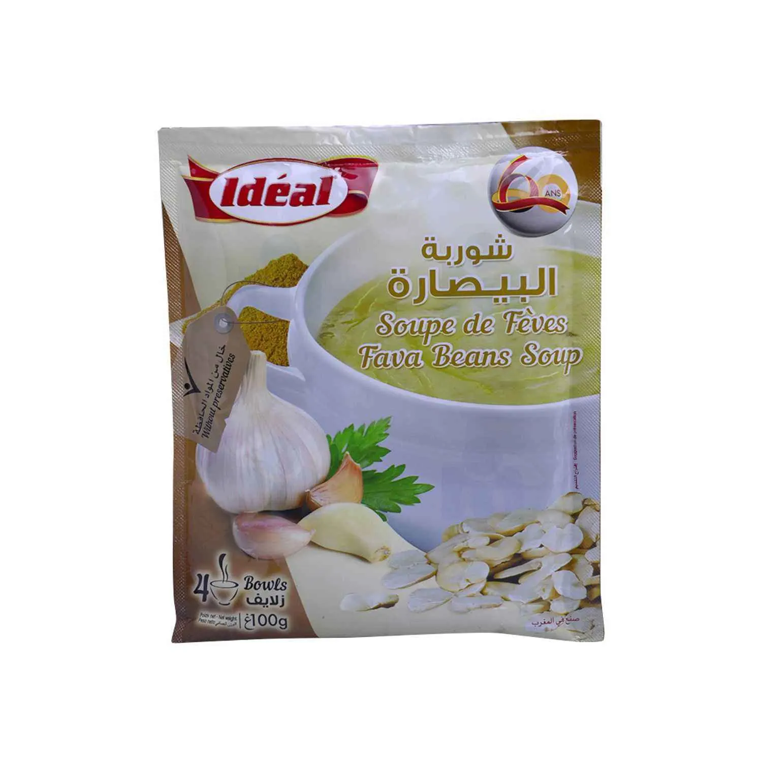 Soupe de fèves Bissara 100g - IDÉAL