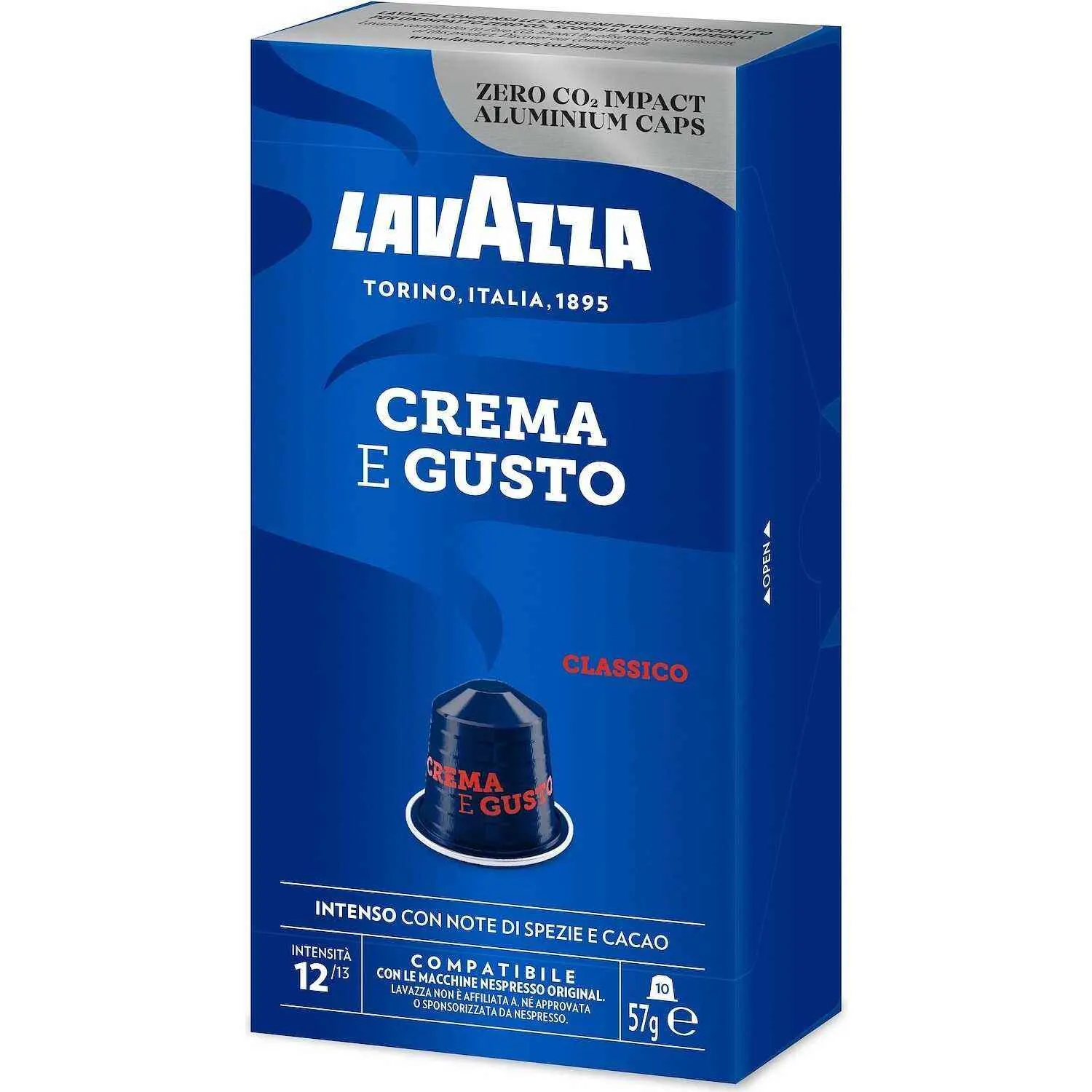 Capsules de café aluminium Crema Egusto x10 unités - LAVAZZA