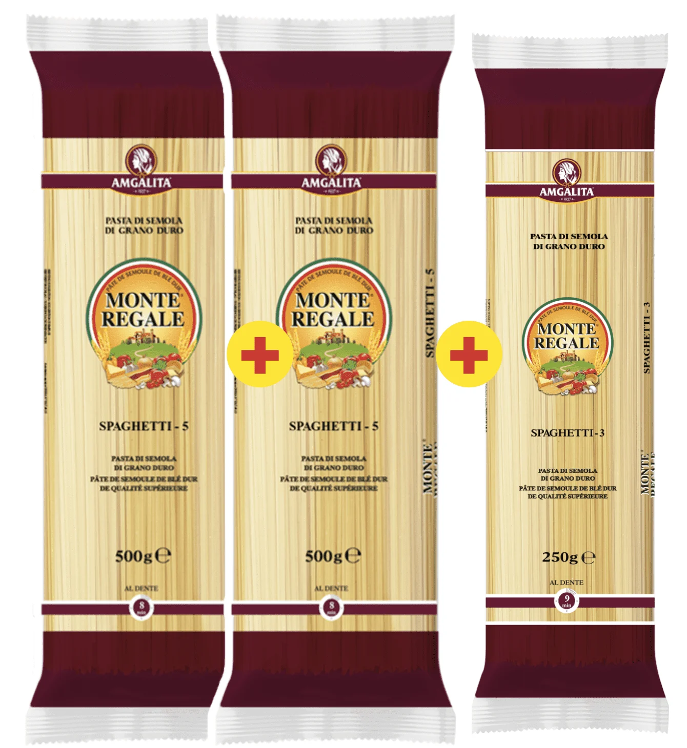 Spaghetti 500g + 250g offert - MONTE REGAL