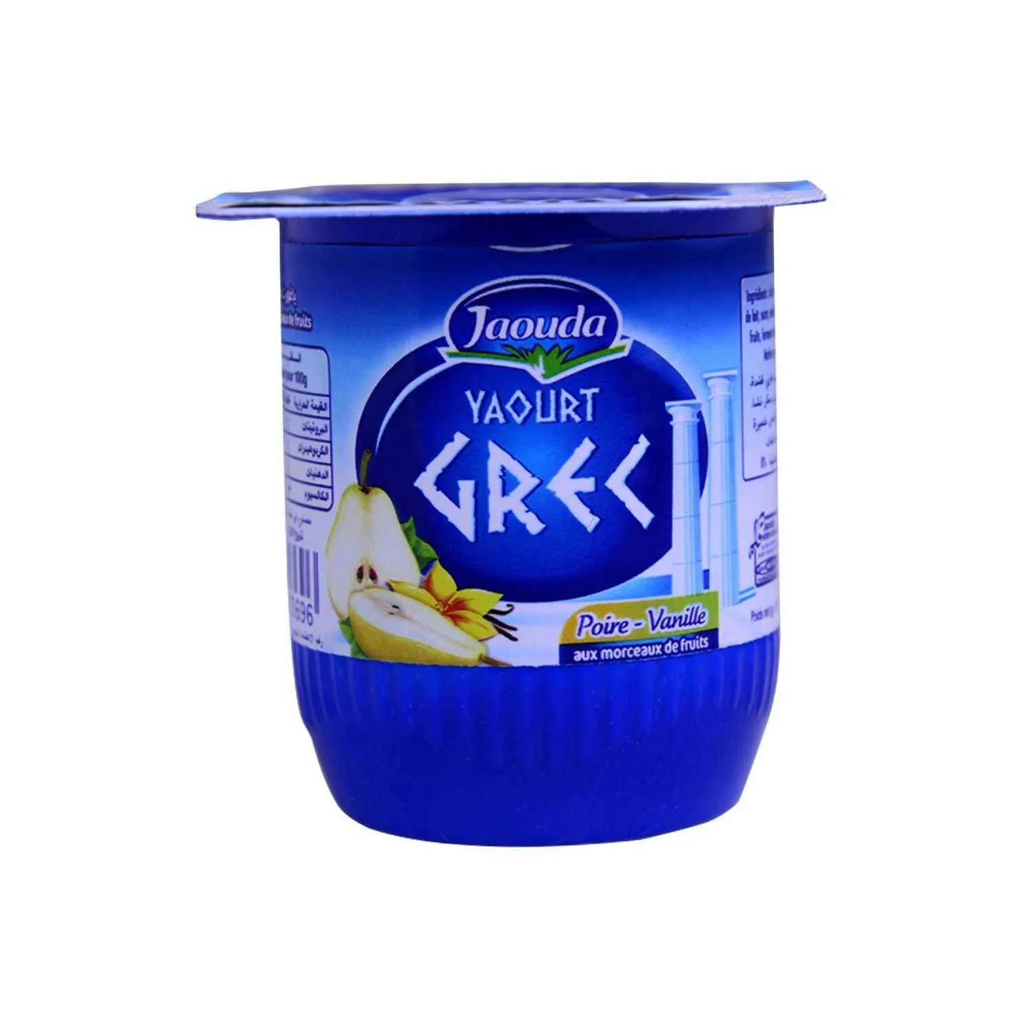 Yaourt brassé poire vanille Grec 110g - JAOUDA