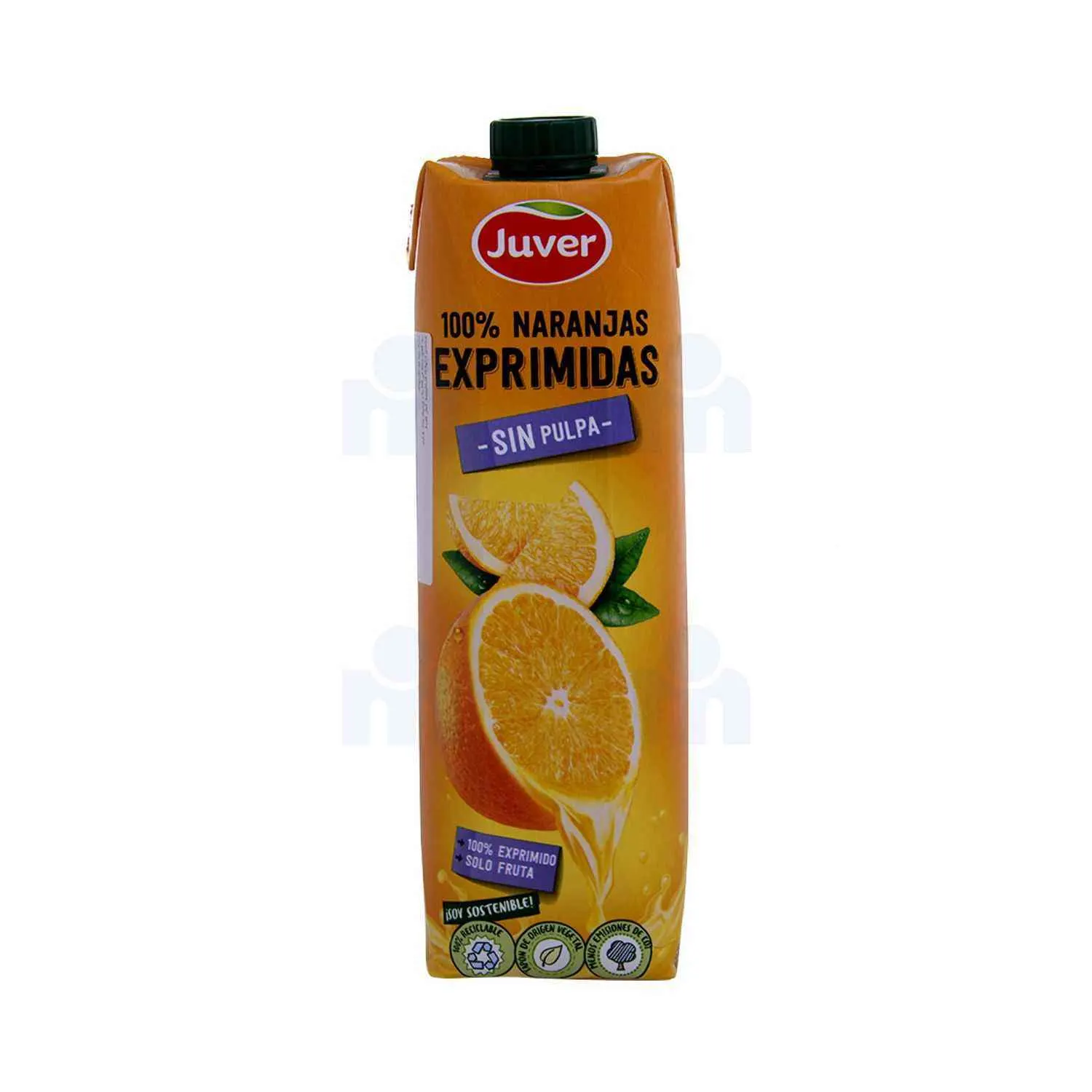 Juver 100% jus d'oranges pressé sans pulpe 1L