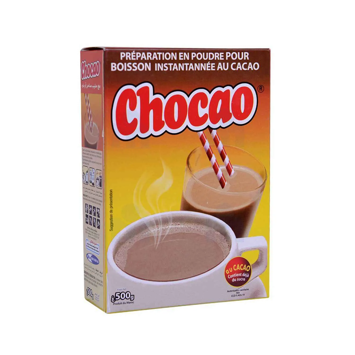 Chocolat en poudre 500g - CHOCAO