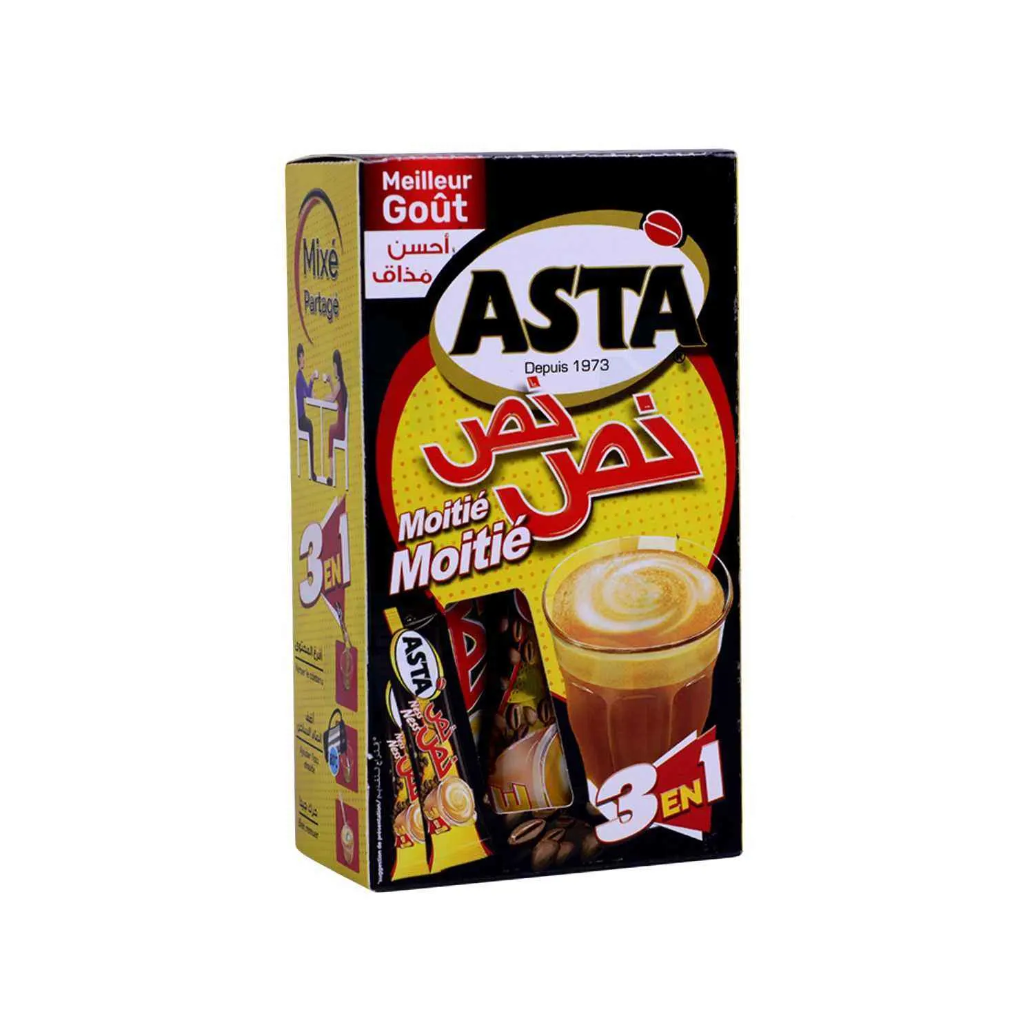 Café Ness Ness 3 en 1 8 sticks x 18g - ASTA - vue 2