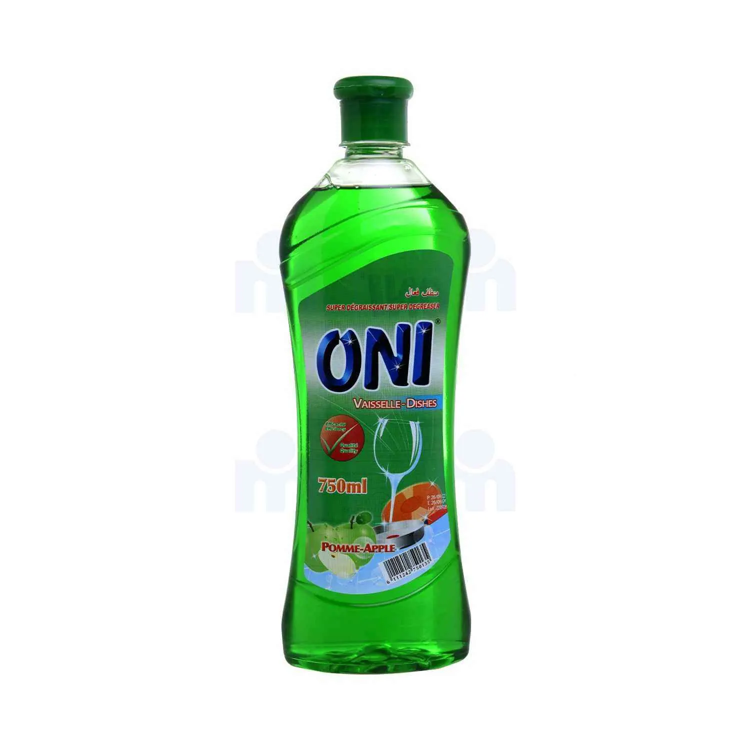 Liquide vaisselle pomme 750ml - ONI