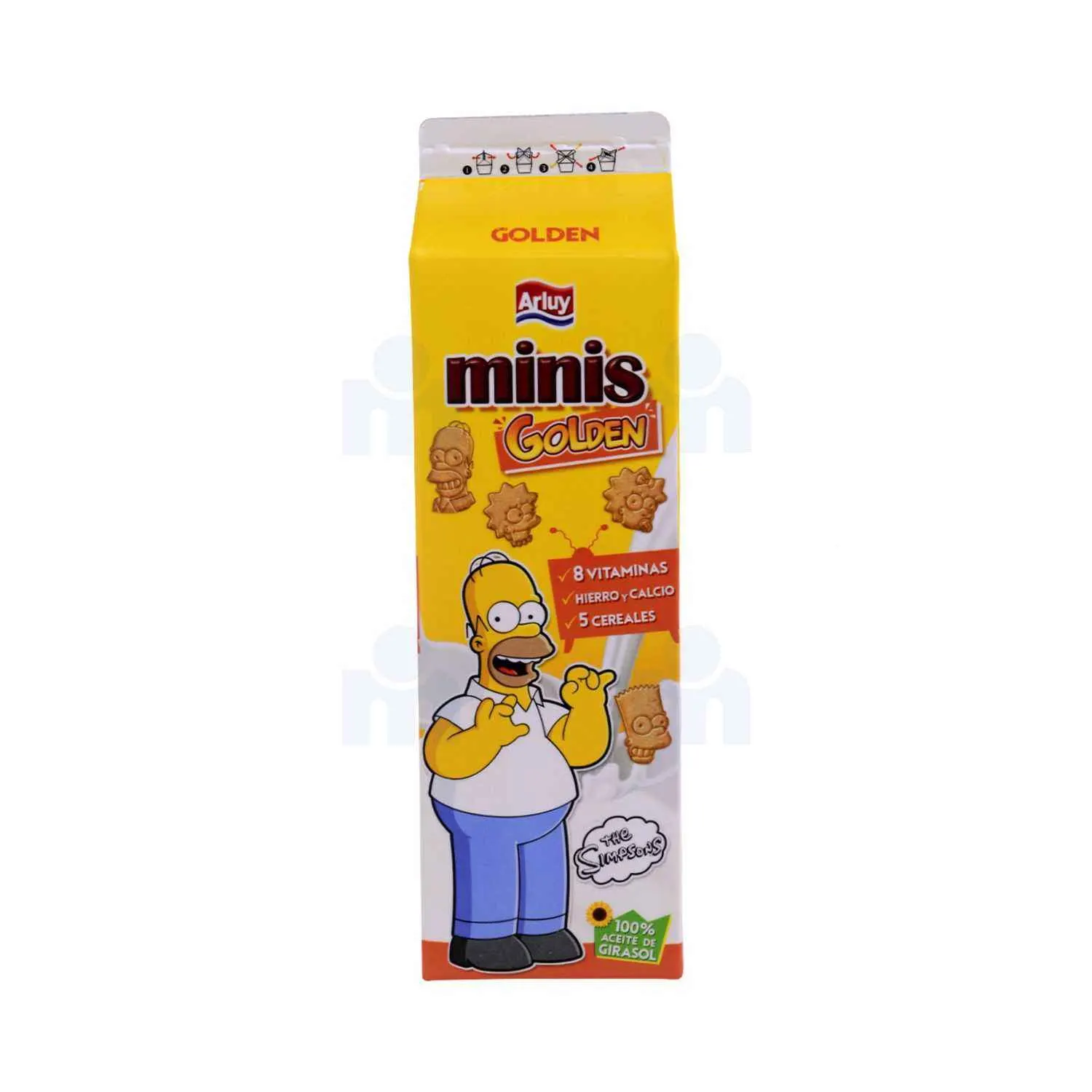Minis biscuits à la vanille The Simpsons 275g - ARLUY