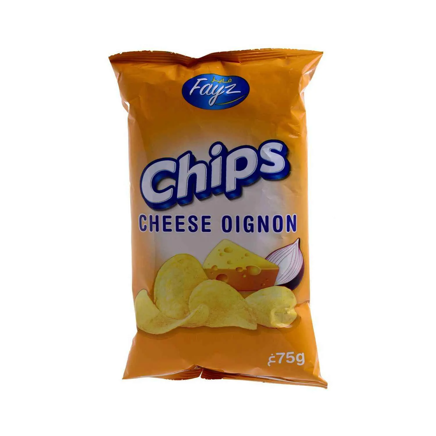 Chips saveur fromage et oignon 75g - FAYZ
