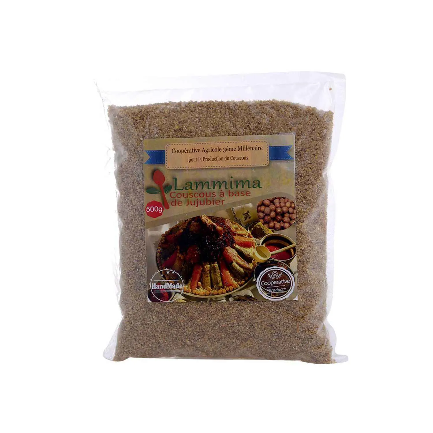 Couscous au jujubier en sachet 500g - LAMMIMA
