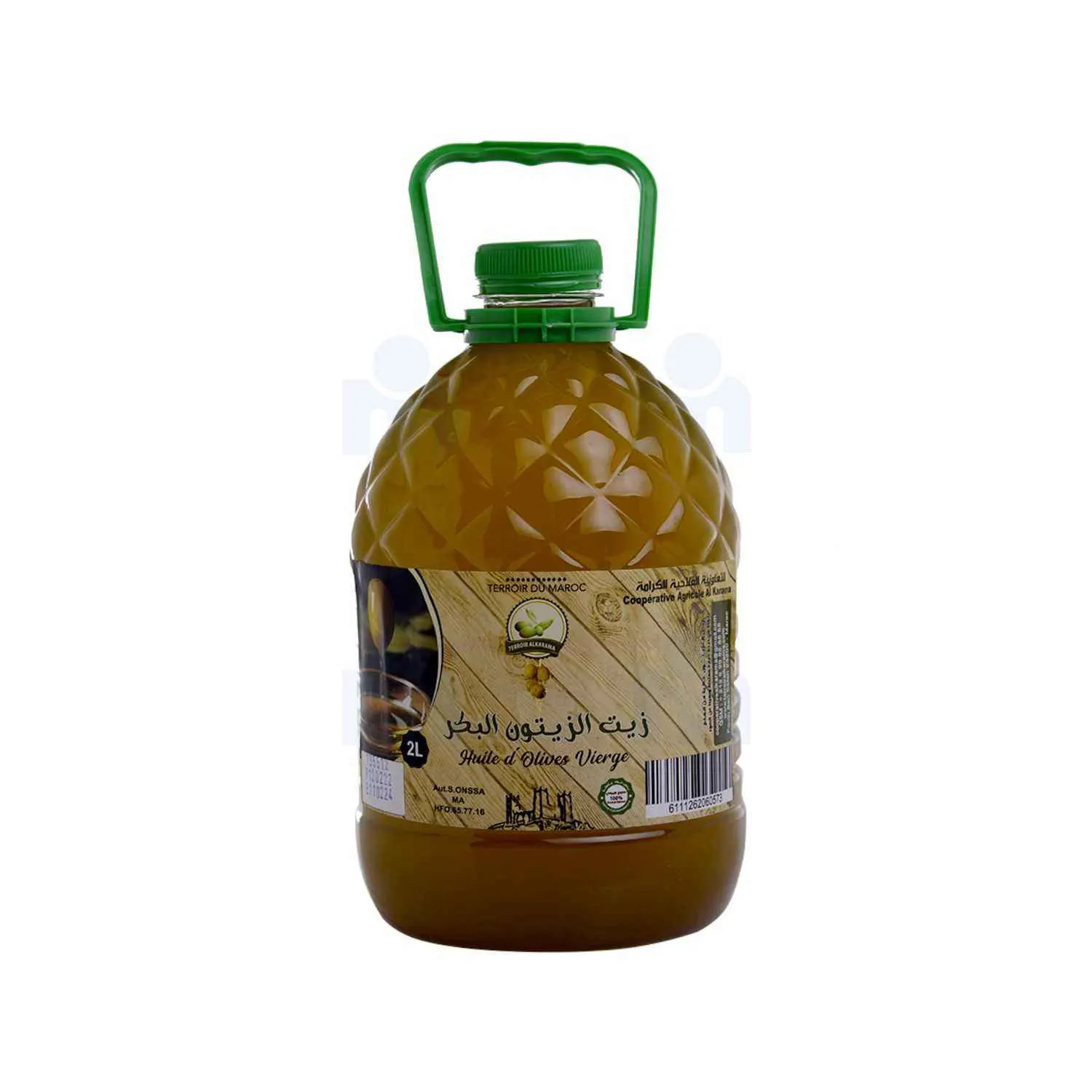 Huile d'olive traditionnelle bouteille en plastique 2L - TERROIR AL KARAMA
