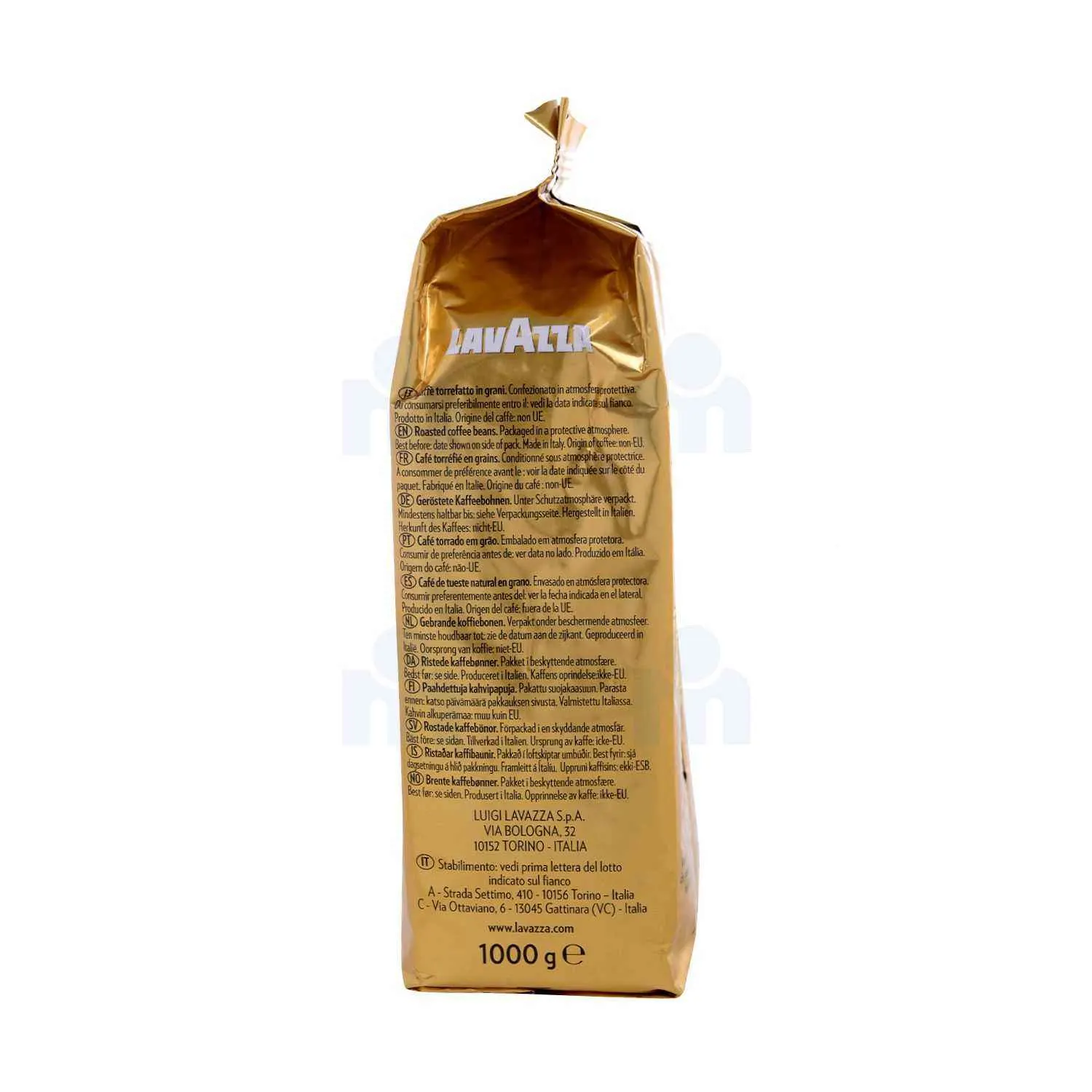 Café en grains Qualita Oro intensité n°5 1kg - LAVAZZA - vue 3