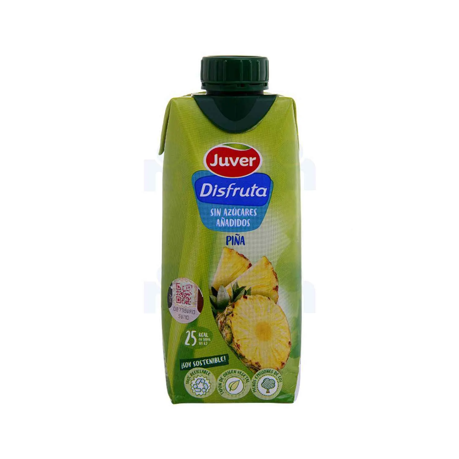 Juver Disfruta boisson au jus d'ananas sans sucres ajoutés 330ml
