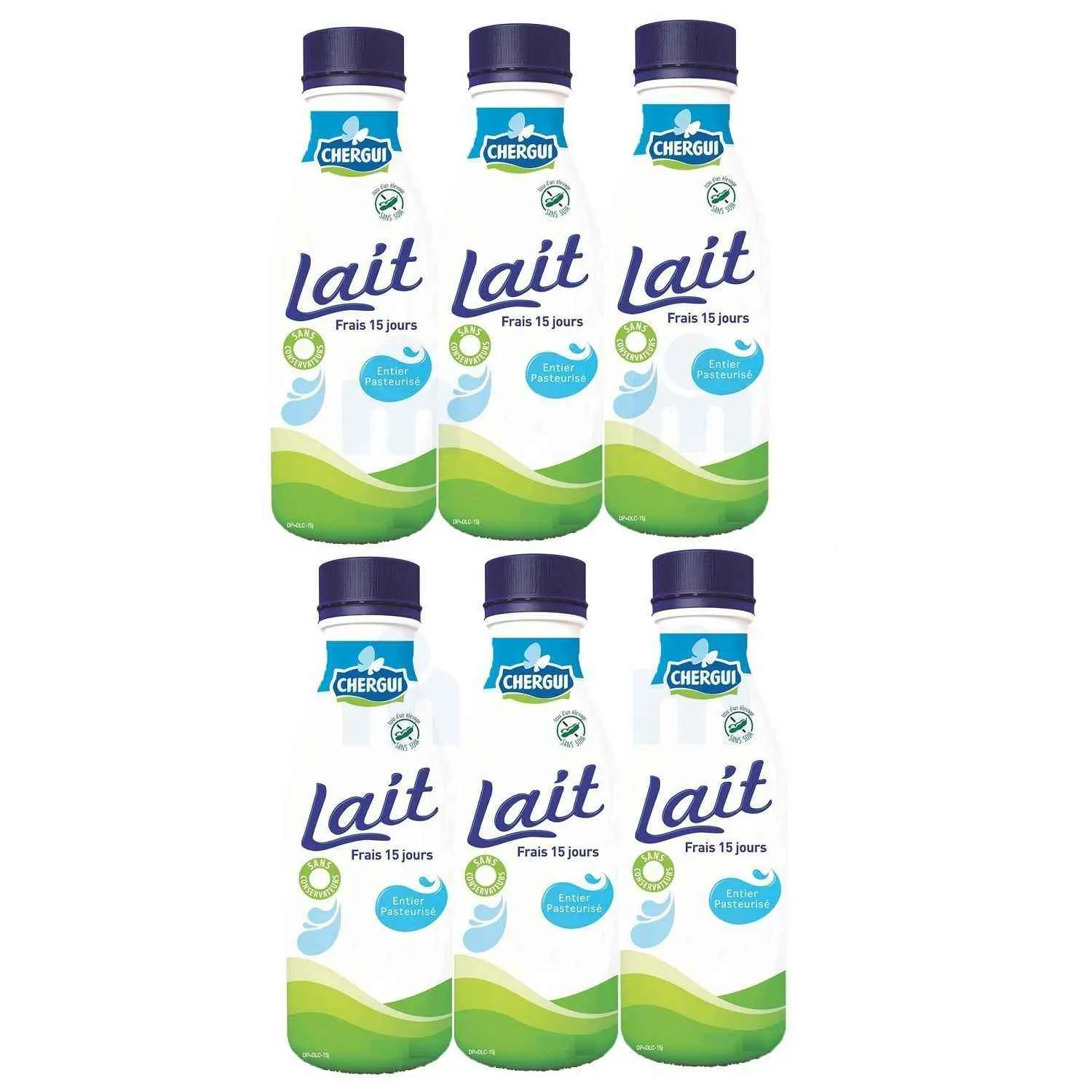Lait frais entier conservation prolongée 6x450ml - CHERGUI