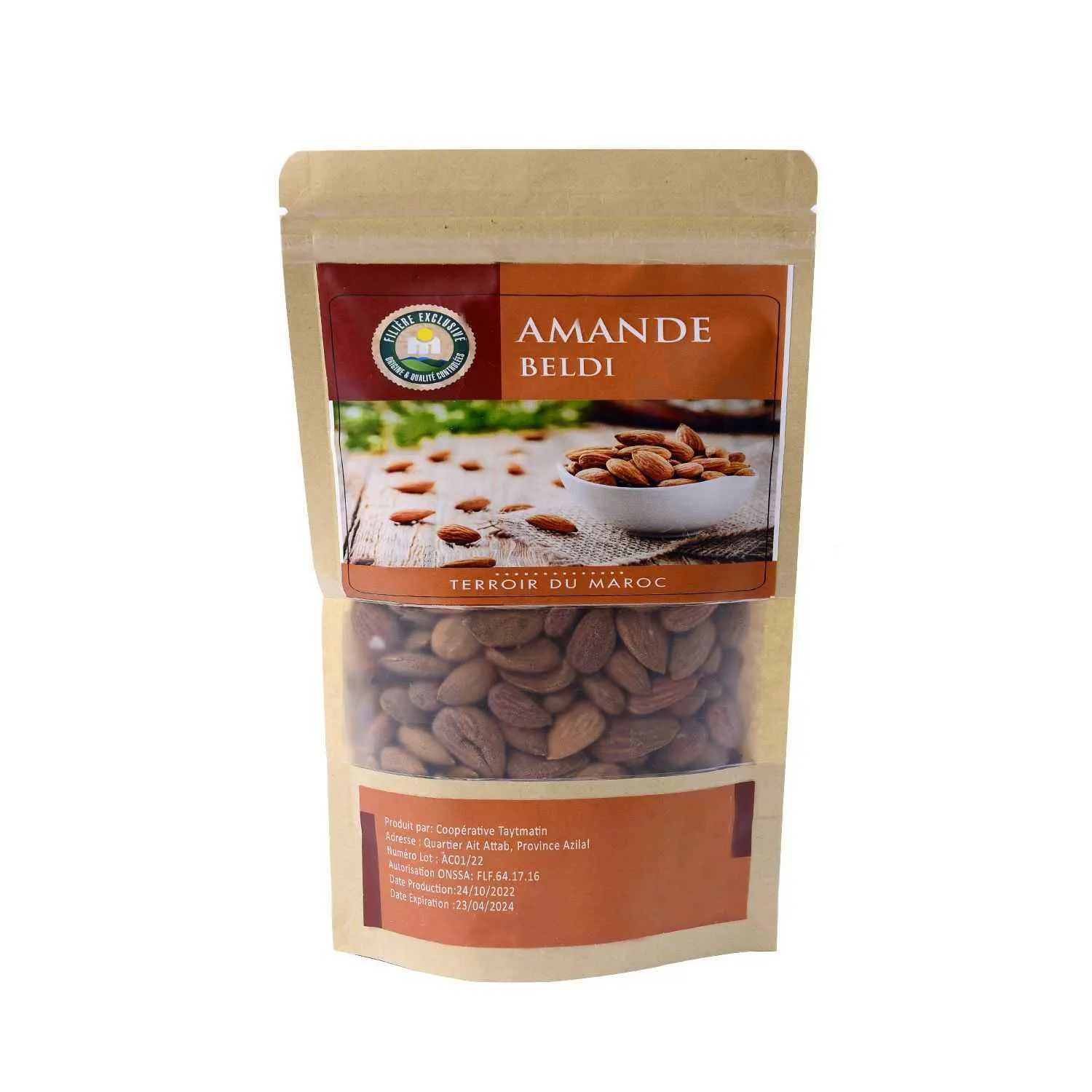 Amandes beldi 450g - FILIERE M