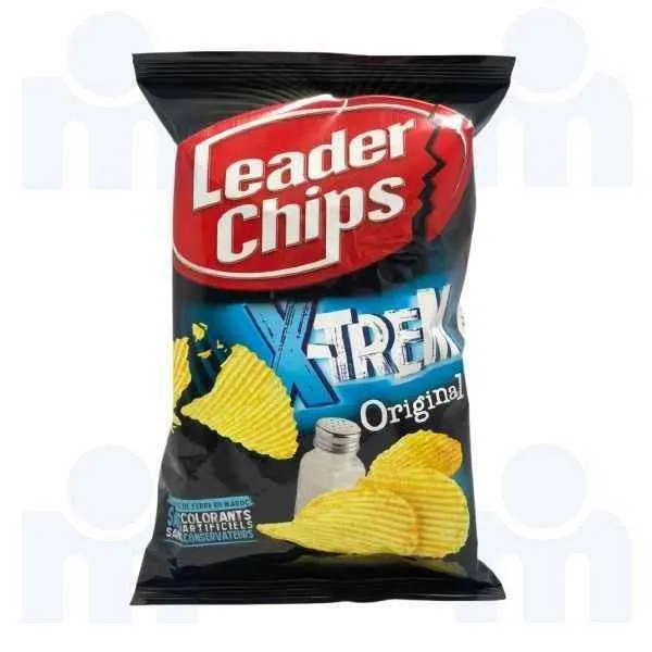 Chips salées X-Trem 85g - LEADER CHIPS