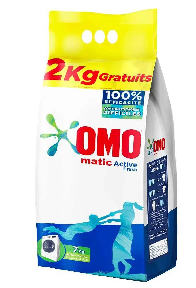 Lessive en poudre Matic Bio Bag 7kg - OMO