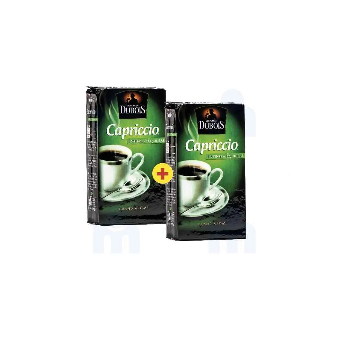 2 paquets de café moulu grand arôme Capriccio x225g - LES CAFÉS DUBOIS
