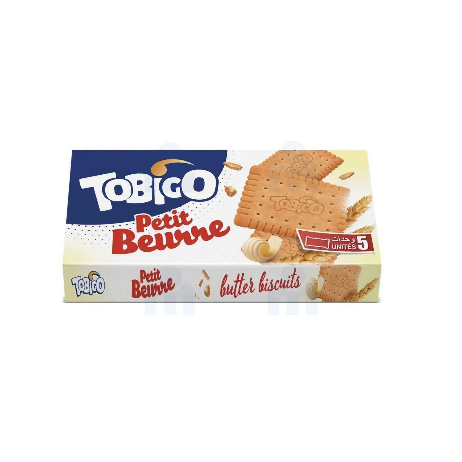 Biscuits petit beurre 5x64g - TOBIGO