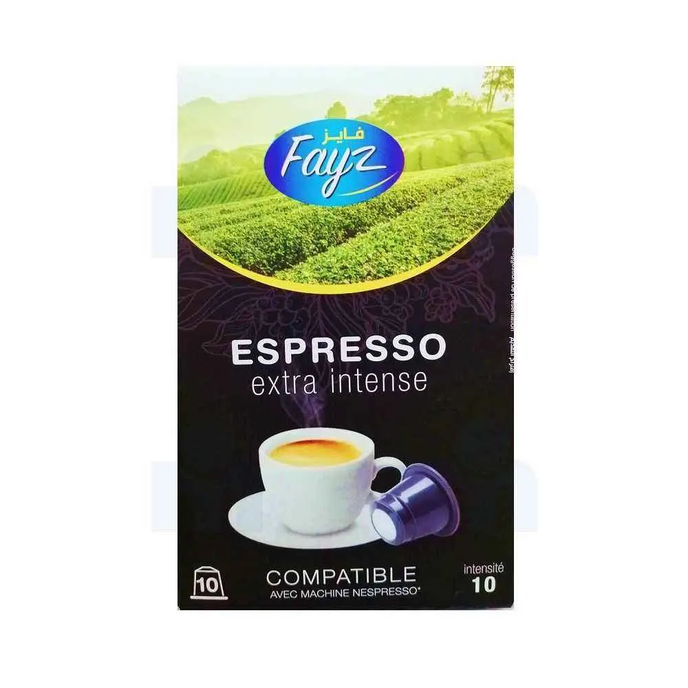 Capsules de café Espresso extra intense n°10 50g - FAYZ