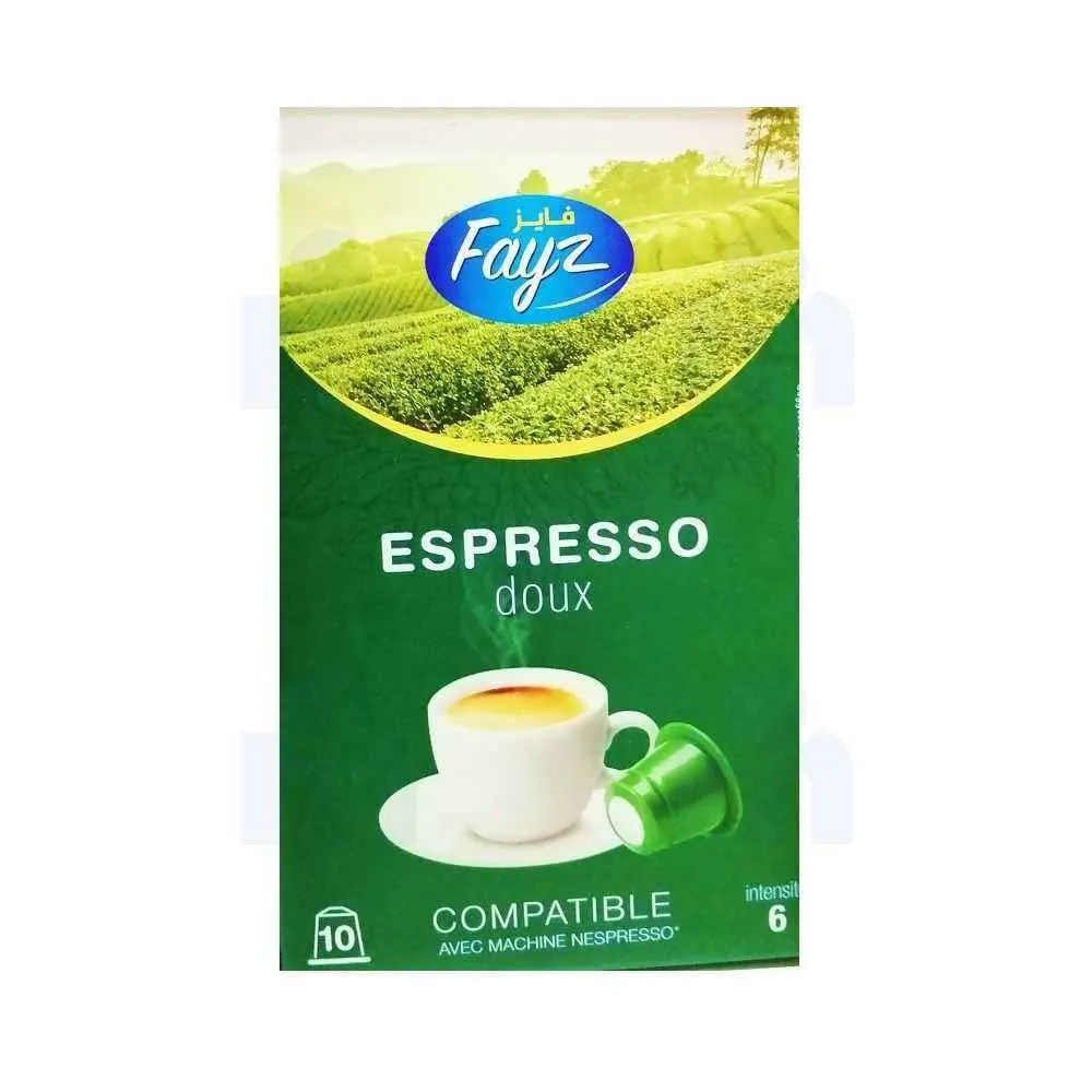 Capsules de café Espresso doux n°6 50g - FAYZ