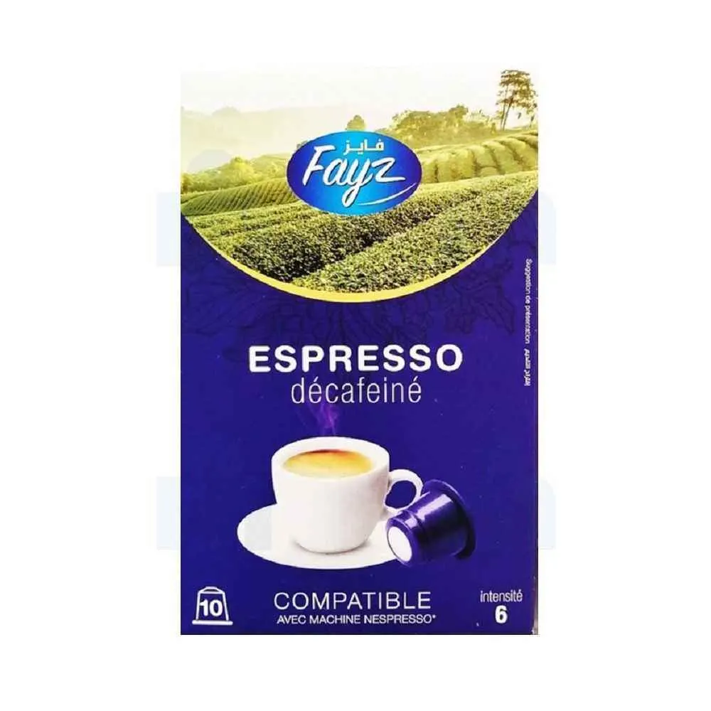 Capsules de café Espresso décafeiné n°6 50g - FAYZ