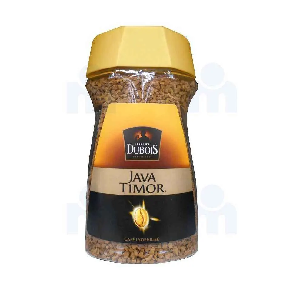 Café soluble lyophilisé Java Timor 80g - LES CAFÉS DUBOIS