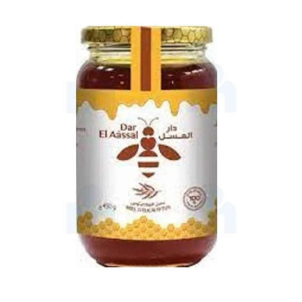 Miel toutes fleurs pot en verre 450g - DAR EL AÂSSAL