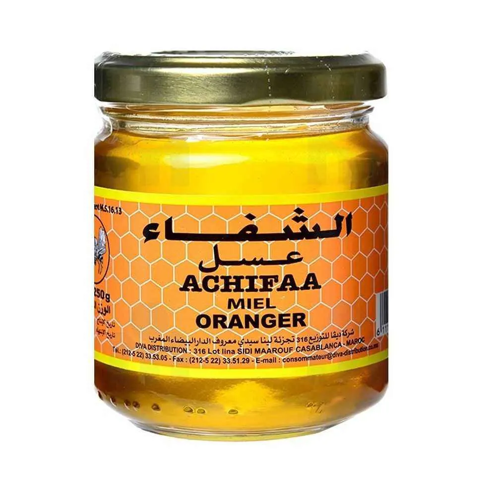 Miel d'oranger pot en verre 250g - ACHIFAA