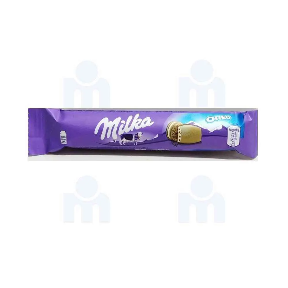 Chocolat au lait Alpin aux éclats d'Oréo 22g - MILKA