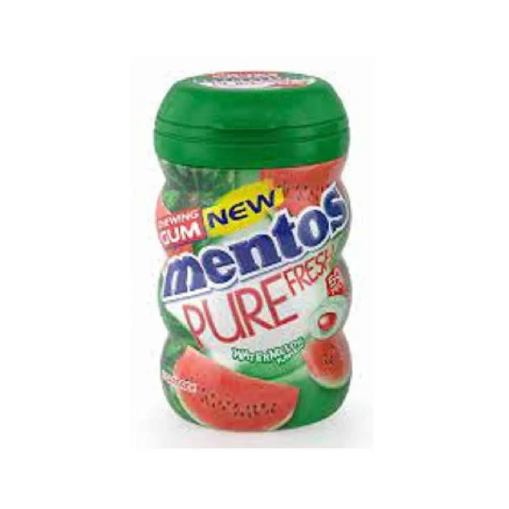 Chewing-gum Sans sucres saveur pastèque Pure Fresh 87,5g - MENTOS