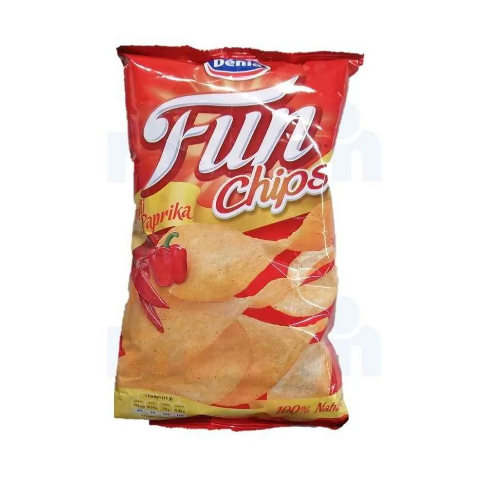 Funchips saveur paprika et chili 85g - DÉNIA