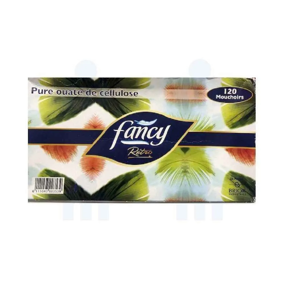 Boîte de mouchoirs rétro x120 unités - FANCY